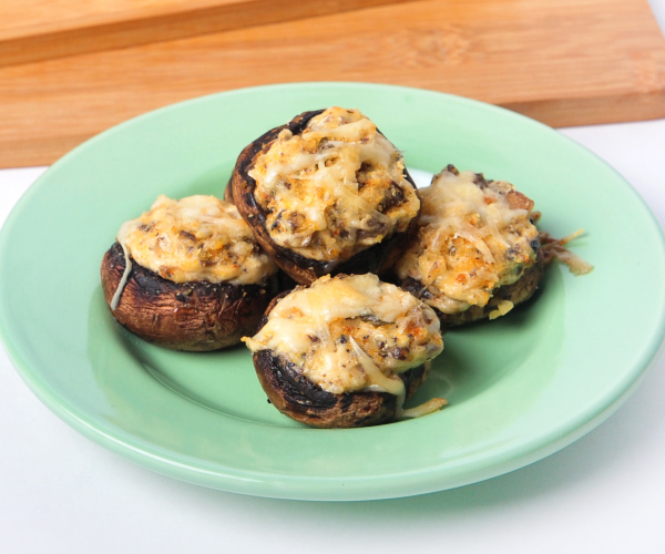Grilled Cheesy Portobello Mushrooms Blue Rhino
