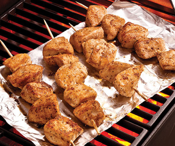 Easy parmesangarlic chicken skewers Blue Rhino