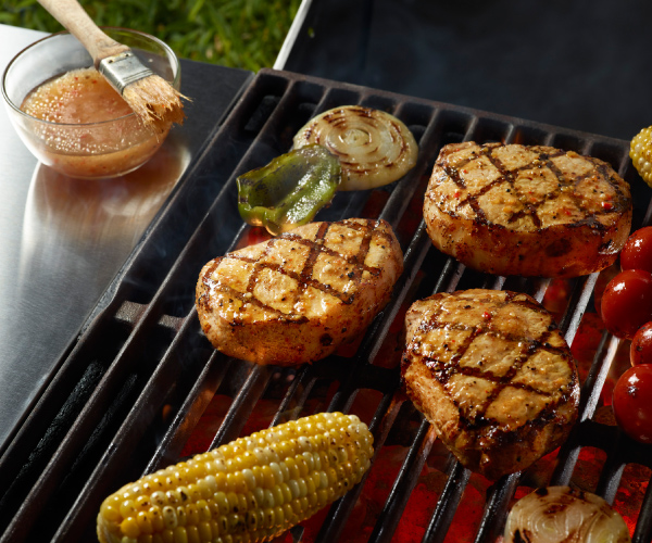 Italian marinated pork chops Blue Rhino