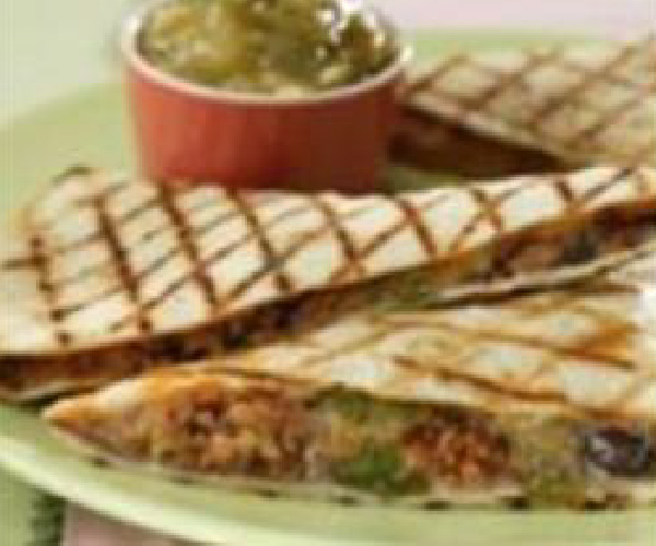 Fast-off-the-Grill Chorizo Quesadillas Recipe
