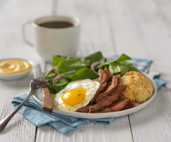 Southern Skirt Steak Benedict