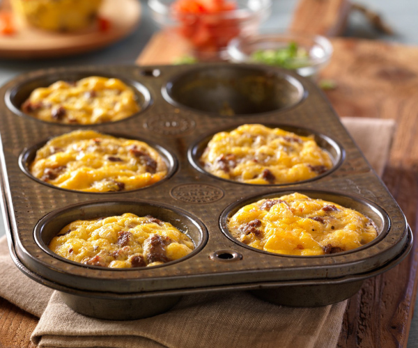 Beef Sausage & Egg Muffin Cups Recipe
