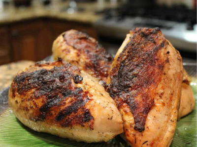 Buttermilk Brined Split Chicken Breasts