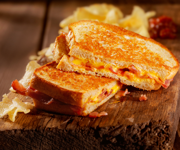 Bacon Grilled Cheese Sandwiches Recipe | Blue Rhino
