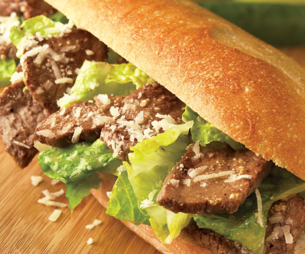 Caesar Steak Sandwiches