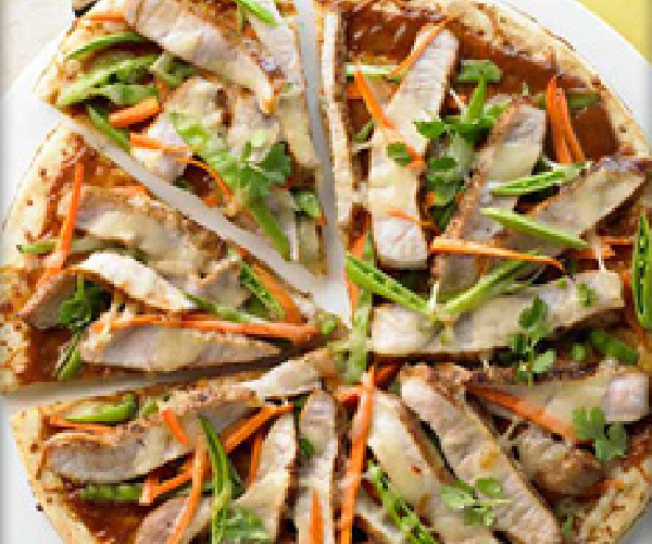 Thai Pork Pizza Recipe