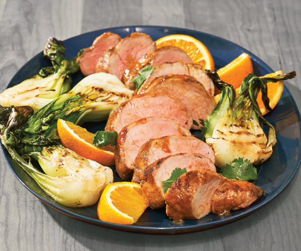 Pork Tenderloin with Honey-Spiced Mango Sauce Recipe