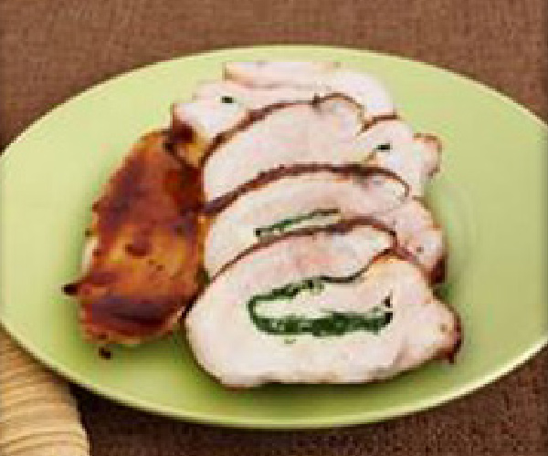 Bourbon BBQ Glazed Stuffed Pork Loin Recipe | Blue Rhino