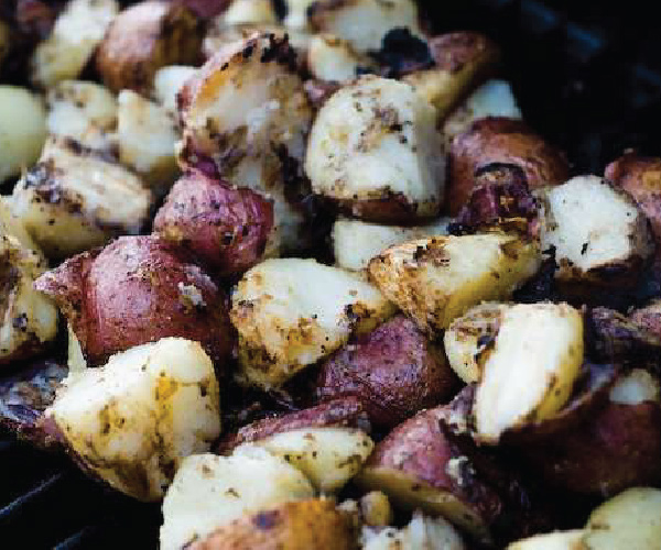 Grilled New Potato Salad with Bacon and Scallions Recipe | Blue Rhino