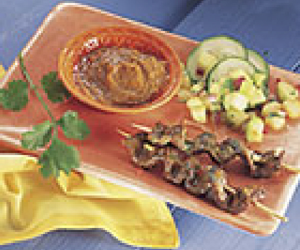 Beef Satay & Spicy Peanut Sauce Recipe | Blue Rhino