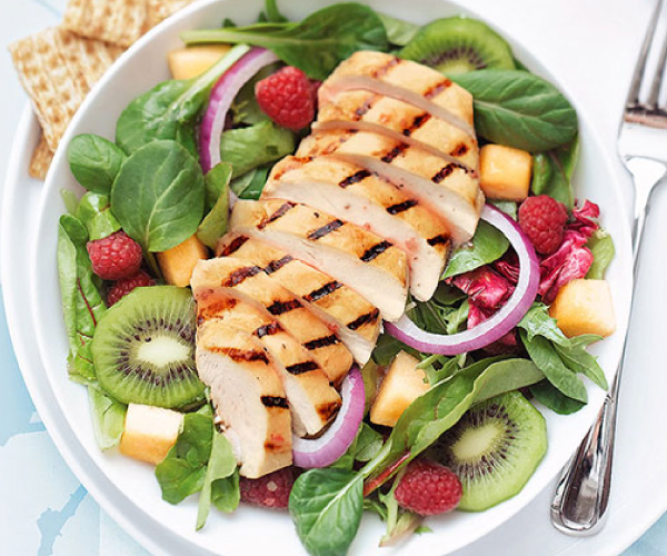 Grilled Chicken and Fruit Salad | Blue Rhino