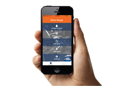 Rhino Gauge - Mobile App | Blue Rhino