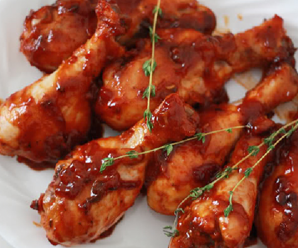 Chicken Barbecue With Mango Sauce And Porter Beer Jelly Recipe
