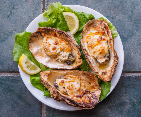 Grilled Oysters with Parmesan Recipe | Blue Rhino