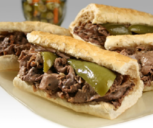 Chicago Style Italian Beef Sandwiches Blue Rhino