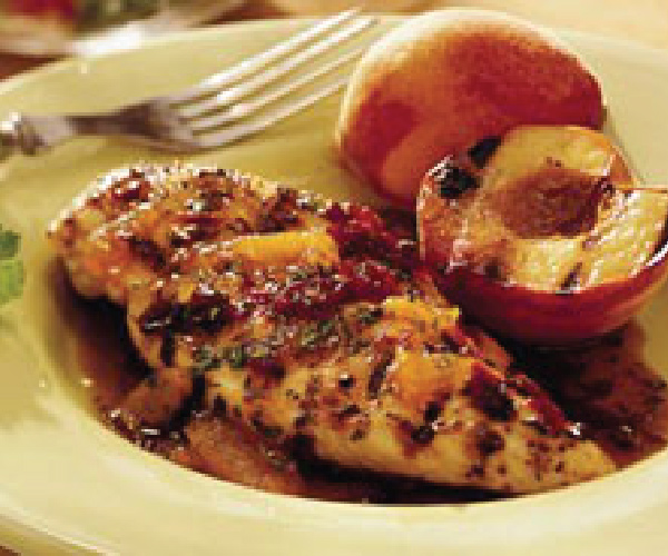 Grilled Chicken and Peaches Recipe