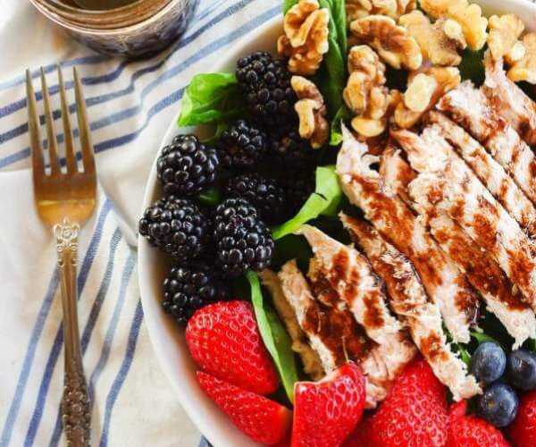 Beer Can Turkey with Summer Berry Salad Recipe | Blue Rhino
