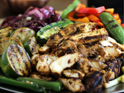 Grilled Chicken Fajitas