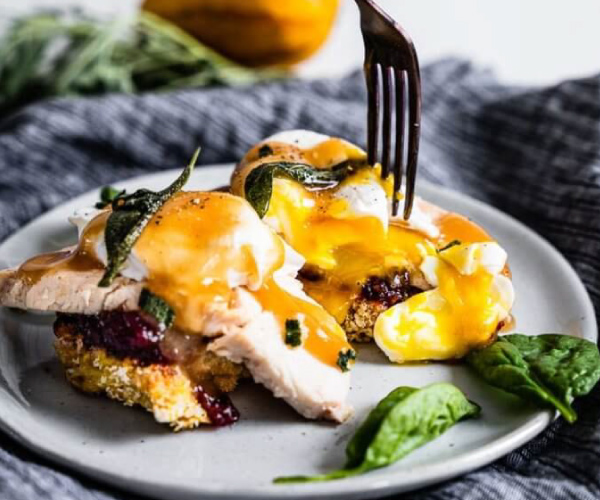 Leftover Turkey Eggs Benedict Recipe