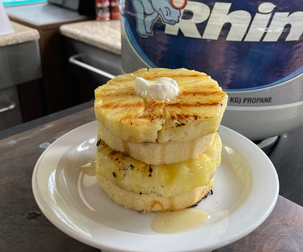Grilled Pineapple Honey Cake Recipe | Blue Rhino