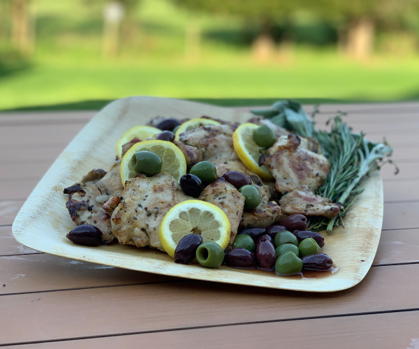 Grilled Mediterranean Chicken Thighs Recipe