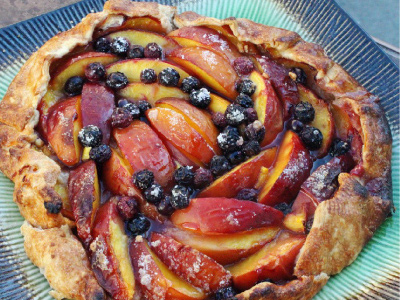 Nectarine and Blueberry Galette Recipe | Blue Rhino