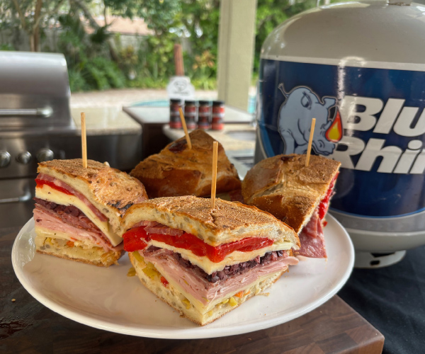 Crispy Muffuletta Sandwich Recipe | Blue Rhino