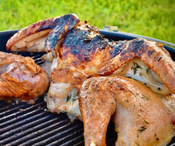 Rosemary Lemon Spatchcocked Turkey Recipe