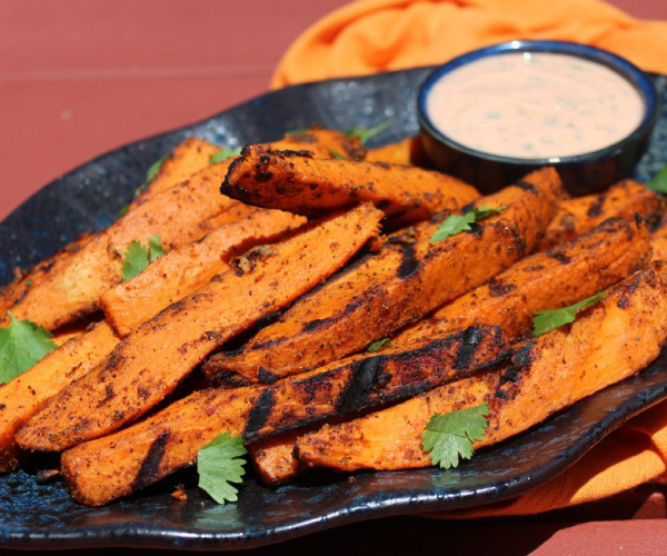 Grilled Sweet Potato Fries Recipe