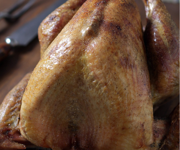 Salt and Pepper Dry Brined Turkey Recipe