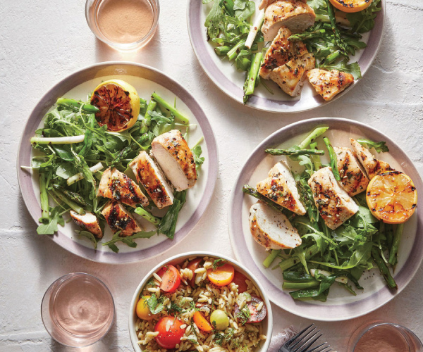 Grilled Chicken and Lemon Salad Recipe | Blue Rhino