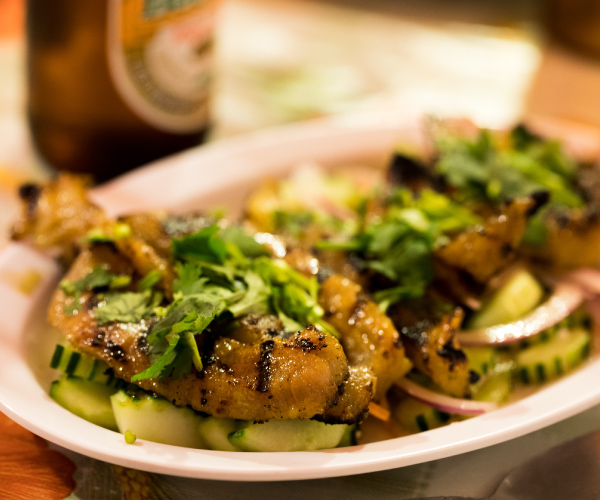 Curry and Coconut Milk Grilled Pork Recipe