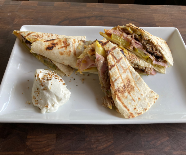 Grilled Cuban Quesadilla Recipe