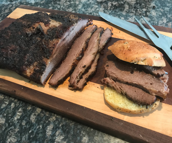 Brisket on the grill best sale