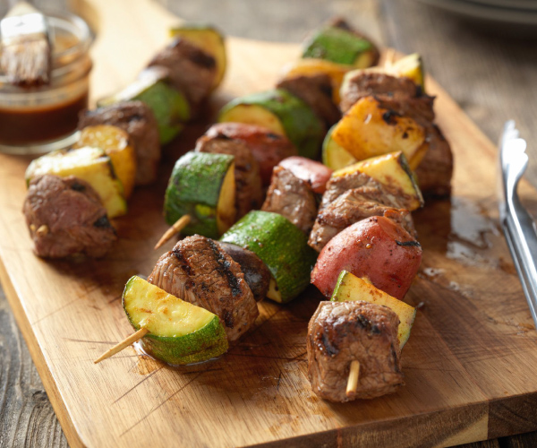 Beef Top Sirloin & Potato Kabobs Recipe | Blue Rhino