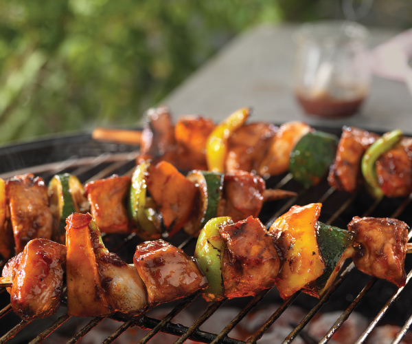 Easy, Breezy Honey-Chipotle Pork Kabobs Recipe | Blue Rhino