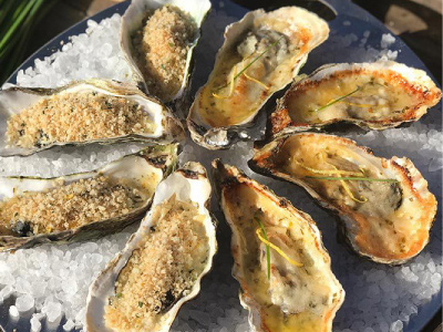 BBQ Oyster with Parmesan-Horseradish Butter Recipe | Blue Rhino