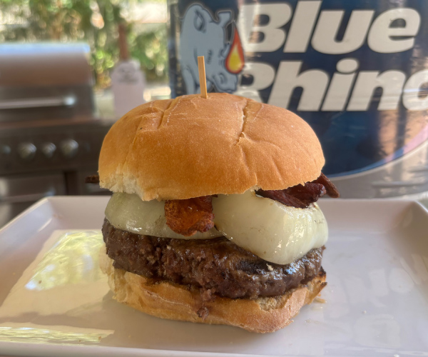 Bison Burger with Bourbon Glaze Recipe | Blue Rhino