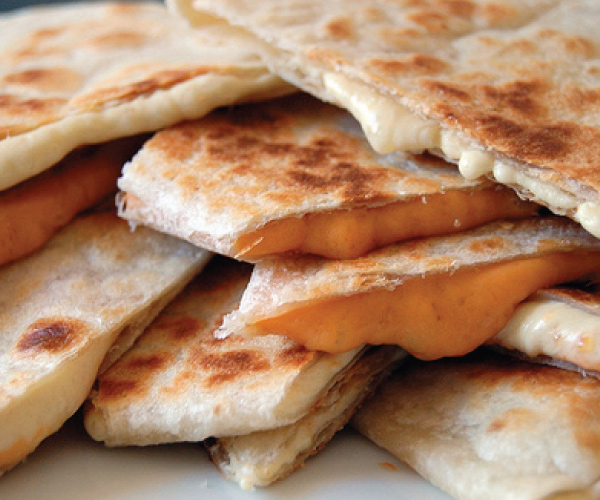 Chocolate-Apricot Quesadillas Recipe