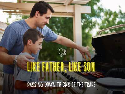 Teaching your kids to grill on Fathers Day