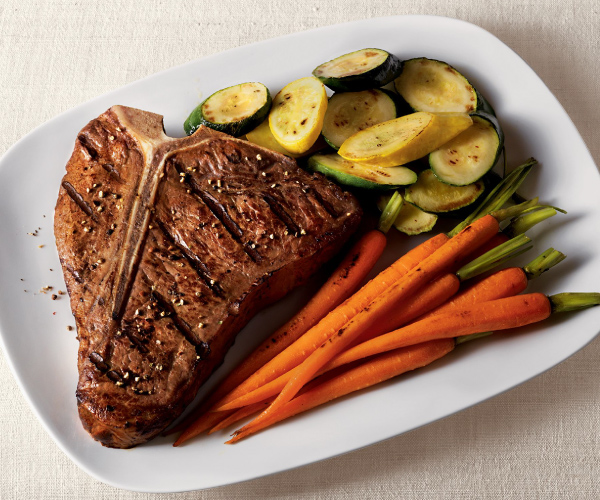 T-bones with Sweet & Savory Steak Sauce