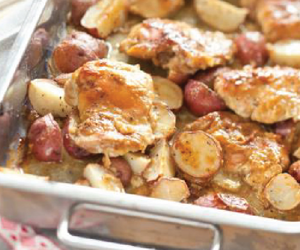 Grilled Honey Mustard Chicken Thighs With Grape and Lime Salsa Recipe | Blue Rhino