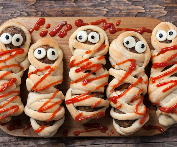 Grilled Mummy Dogs Recipe