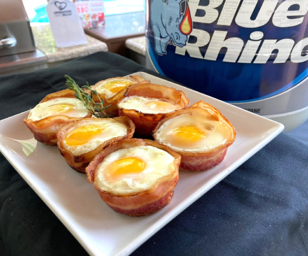 Grilled Bacon and Egg Cups Recipe | Blue Rhino