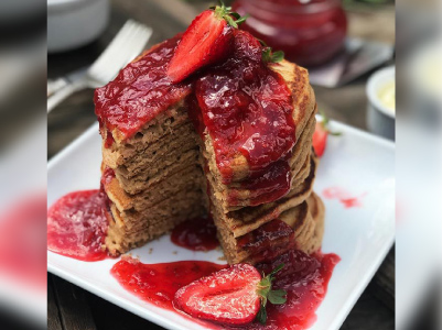 Whole Wheat Pancakes Recipe | Blue Rhino