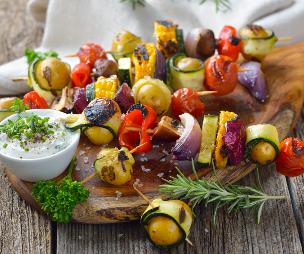 Mixed Vegetable Skewers Recipe | Blue Rhino