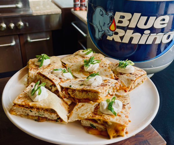 BBQ Chicken Quesadilla | Blue Rhino