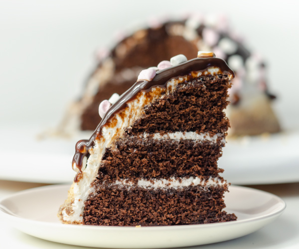 Triple Chocolate Marshmallow Cake Recipe Blue Rhino