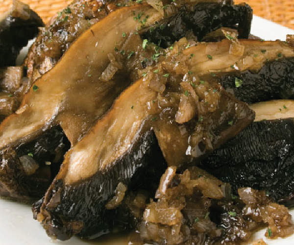 Grilled Portabella Sautéed in Wine Recipe | Blue Rhino