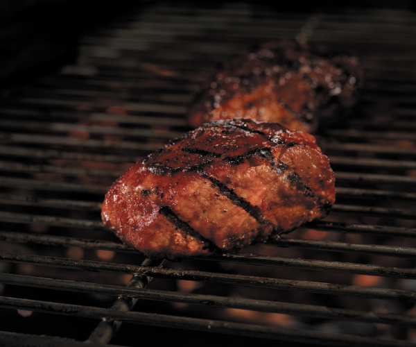 Double Smoky Ribs with Bacon-Bourbon BBQ Sauce Recipe | Blue Rhino